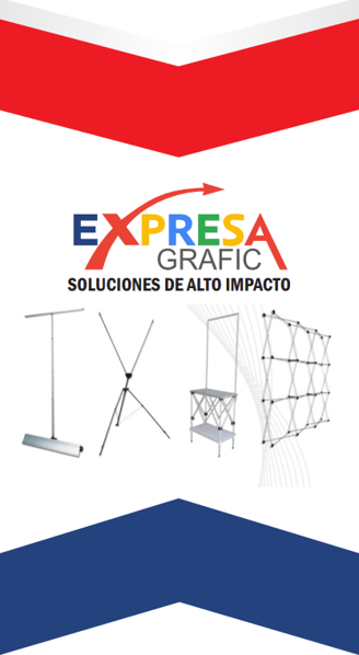 Catálogo de Banners Roll up, demostand, extend banners
