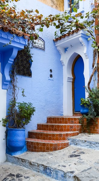 Street of Chefchaouen, Morocco