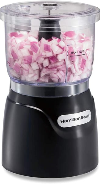  Electric mini food chopper for fast and easy vegetable prep, perfect for small kitchens.
