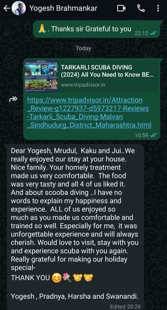 Reviews-Tarkarli_Scuba_Diving-Malvan_Sindhudurg_District_Maharashtra