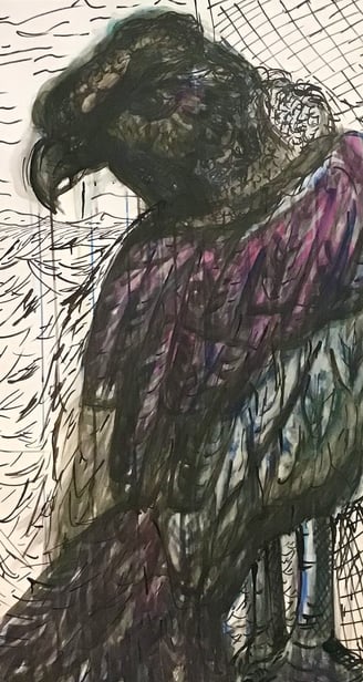 "La libertad no se pide ni se implora, la libertad se conquista". Obra llena de carácter, movimiento