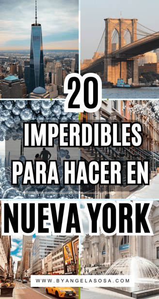 20 Cosas imperdibles para hacer en tu viaje a Nueva York
