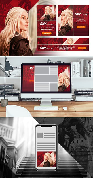 Mockup de produto digital desenvolvido pela Alpha Produtora, destacando design inovador