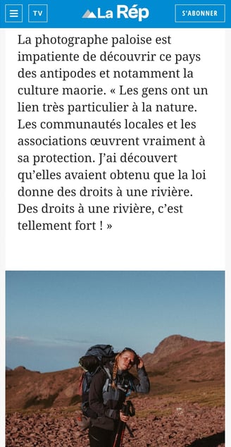 les limites du possible - article la rep - Julie verdom