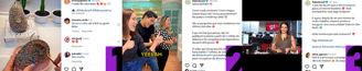 Imagem: telas do Instagram @flakesacademy, sobre a repercussão do vídeo compartilhado por Britney.