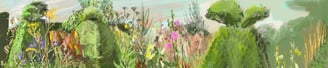 Digital drawing - God morning Great Dixter