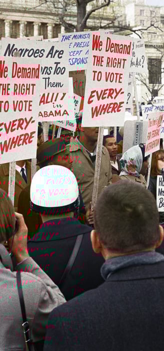 Civil rights protest