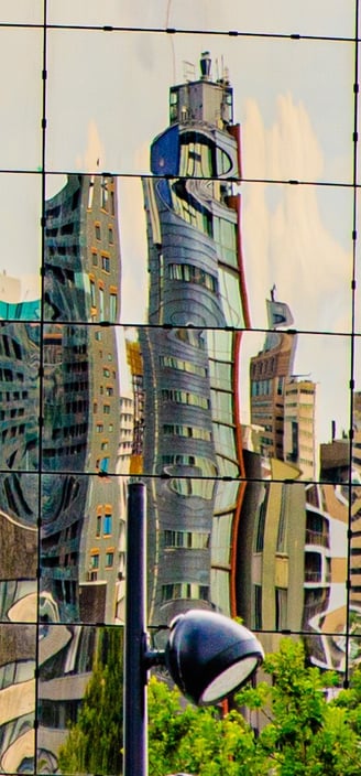 Rotterdam city reflection 1