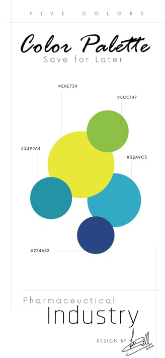 Color Palettes of the Pharmaceutical Industry: A Deep Dive into Five ...