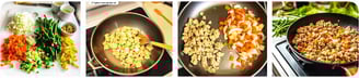 Ground Turkey Lettuce Wraps - Step by Step