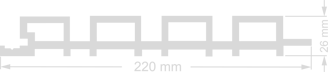 medidas de wall panel cladding wpc cotas especificaciones técnicas
