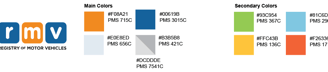 RMV Branding Colors