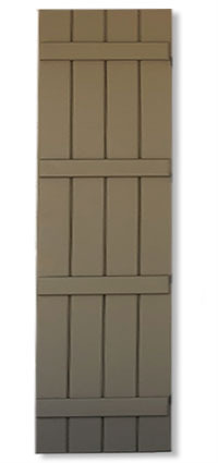 Board and Batten Exterior Shutter