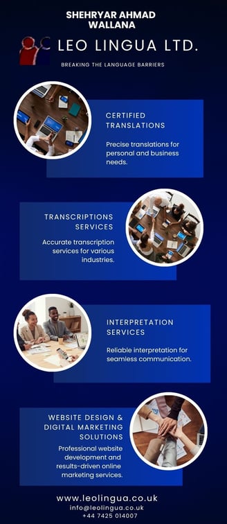 a poster for a business that is advertising a company