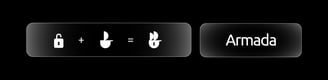 Lock icon and ship icon combined into cyber security logo design.