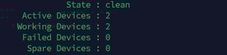 mdstat detail output