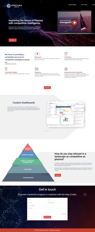 atacana landing page