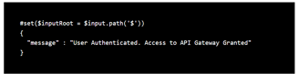 out put model for aws api gateway
