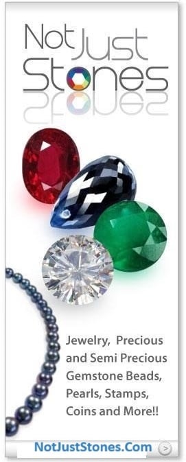 Not Just Stones | NotJustStones.Com | Jewelry | Gemstones | Pearls | Stamps | Coins 