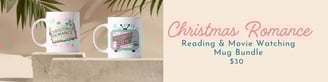Christmas Romance Reading & Movie Watching Mug Bundle