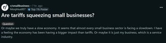 Are tariffs squeezing small businesses?