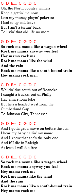 Chords and Lyrics: Old Crow Medicine Show