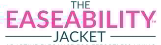 Image of Words which say: The Easeability Jacket adaptive elegance for effortless living