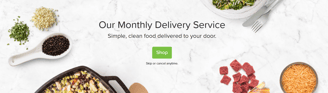 The monthly delivery service for Thrive Life Freeze Dried Food