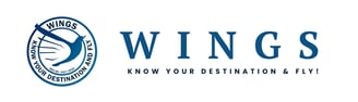 Wings Logo with bold name