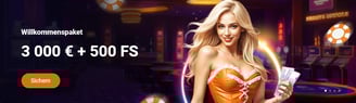Willkommenspaket 3000€ + 500 FS Vox casino