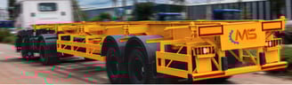 Lightweight Skeleton Trailer for 20ft & 40ft container transport – MS Engg Works.
