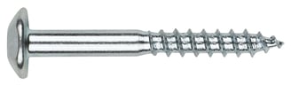 Tornillo Tirafondo para Madera Zincado Inviolable INV