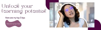 Unlock your learning potential blog banner