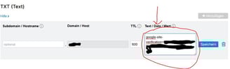 United Domains DNS Einstellungen