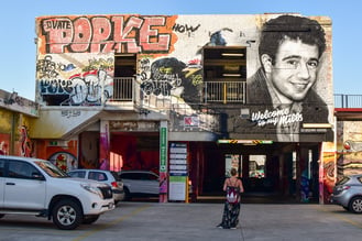 The Mills carpark on Rose Street in Fitzroy, Melbourne