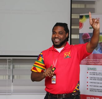 Elbert J Allen Chief Building Inspector of Ghana
