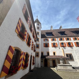 Inside the administrative wing of the Neuchâtel Castle