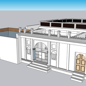 Set design for Darbhanga House at Maheboob Studio, Mumbai