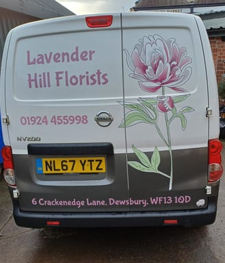 lavender hill delivery van