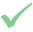 Logo de validation, symbolisant la confirmation ou l'approbation.