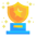 Golden award icon.