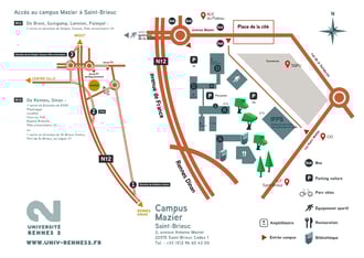 plan du campus mazier
