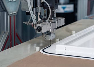 automated material dispensing robot