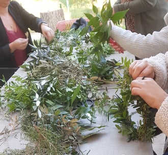 atelier de formation interactif avec démonstrations d'activités écologiques