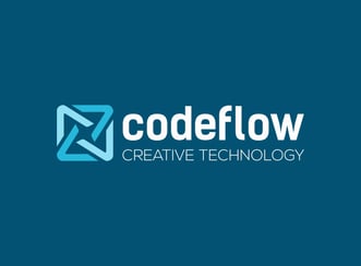 himgrafis art - logo design - codeflow