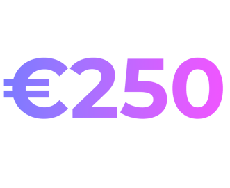 Deze afbeelding Illustreert de prijs voor grote woningen, 250euro
