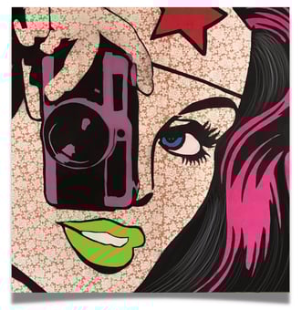 Com um estilo autêntico e distinto, as obras de Sérgio Astral capturam a essência da Pop-Art