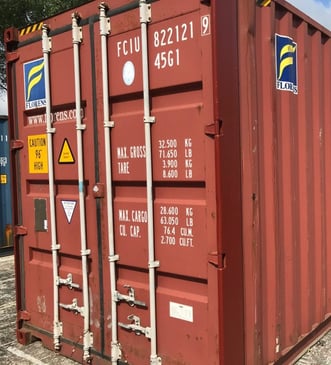 Spesifikasi ukuran container 40 Ft HC