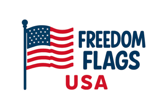 Flags of freedom USA logo