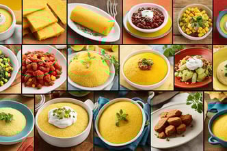 a collage of different types of soups